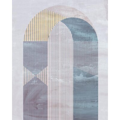 P269-VD2 Tapeten Komar Pure 2 Arched Gate Farbe Lila Vlies Fototapete