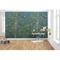 P272-VD4 Tapeten Komar Pure 2 Birdsong Breeze Farbe Blau,Grün Vlies Fototapete