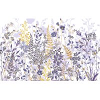 P276-VD4 Tapeten Komar Pure 2 Bloomique Farbe Lila Vlies...