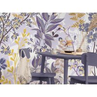 P276-VD4 Tapeten Komar Pure 2 Bloomique Farbe Lila Vlies Fototapete