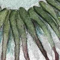 P277-VD3 Tapeten Komar Pure 2 Bellezza Farbe Blau,Grün,Gelb Vlies Fototapete