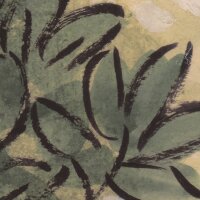 P278-VD4 Tapeten Komar Pure 2 Painted Woods Farbe Grün Vlies Fototapete