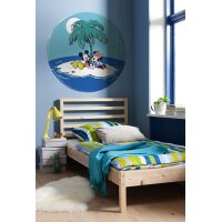 DD1-078 Tapeten Komar Into Wonderland Mickey and Minnie Remote Island  Farbe bunt Vlies Fototapete