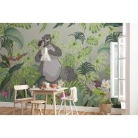 DX8-030 Tapeten Komar Into Wonderland Welcome To the Jungle Farbe grün, gelb Vlies Fototapete