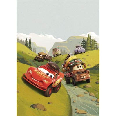 IADX4-034 Tapeten Komar Into Wonderland Cars Camping Farbe bunt Vlies Fototapete
