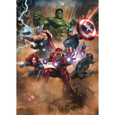 IADX4-079 Tapeten Komar Into Wonderland Avengers Superpower Farbe bunt Vlies Fototapete
