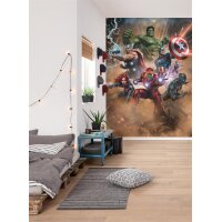 IADX4-079 Tapeten Komar Into Wonderland Avengers Superpower Farbe bunt Vlies Fototapete