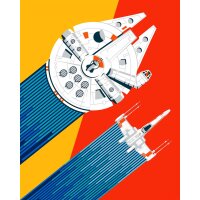 IADX4-093 Tapeten Komar Into Wonderland Star Wars Wingman...