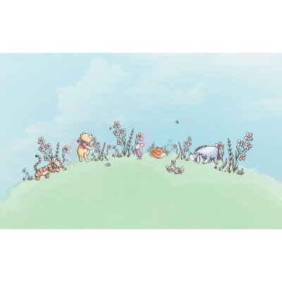 IADX8-115 Tapeten Komar Into Wonderland Winnie the Pooh Curious Minds Farbe bunt Vlies Fototapete