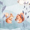 IAX7-0038 Tapeten Komar Into Wonderland Animal Sleepover Farbe bunt Vlies Fototapete