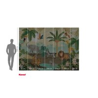 IAX7-0054 Tapeten Komar Into Wonderland Baby Safari Farbe...