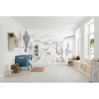 IAX8-0034 Tapeten Komar Into Wonderland Cozy Woods Farbe bunt Vlies Fototapete