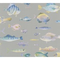 AS 396961 Tapeten A.S Creation Farbe Grau Bunt Blau Gelb PintWalls II Vliestapete