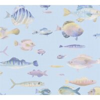 AS 396962 Tapeten A.S Creation Farbe Türkis Bunt Rosa Grün PintWalls II Vliestapete