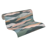 AS 396994 Tapeten A.S Creation Farbe Blau Grün Rosa...