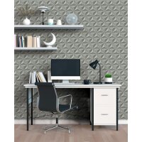 AS 397001 Tapeten A.S Creation Farbe Grau Weiß   PintWalls II Vliestapete