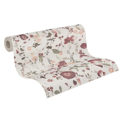 AS 397461 Tapeten A.S Creation Farbe Weiß Violett Rosa Grün PintWalls II Vliestapete