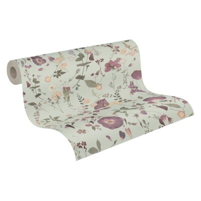 AS 397463 Tapeten A.S Creation Farbe Grün Violett Gelb  PintWalls II Vliestapete