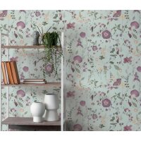 AS 397463 Tapeten A.S Creation Farbe Grün Violett Gelb  PintWalls II Vliestapete