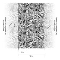 AS 398731 Tapeten A.S Creation Farbe Schwarz Weiß    THE WALL III Vliestapete