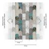 AS 398341 Tapeten A.S Creation Farbe Grau Blau Weiß   THE WALL III Vliestapete