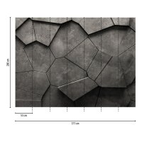AS 399241 Tapeten A.S Creation Farbe Schwarz Anthrazit Grau   THE WALL III Vliestapete