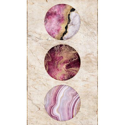AS 398511 Tapeten A.S Creation Farbe Beige Gold Pink Violett  THE WALL III Vliestapete