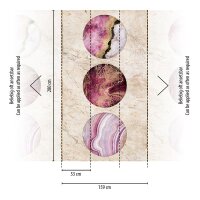 AS 398511 Tapeten A.S Creation Farbe Beige Gold Pink Violett  THE WALL III Vliestapete