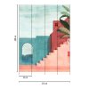 AS 398891 Tapeten A.S Creation Farbe Blau Rot Rosa Grau  THE WALL III Vliestapete