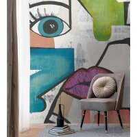 AS 398881 Tapeten A.S Creation Farbe Bunt Blau Lila...