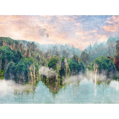 AS 399081 Tapeten A.S Creation Farbe Bunt Grün Blau Braun Beige THE WALL III Vliestapete