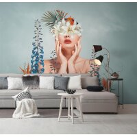 AS 399111 Tapeten A.S Creation Farbe Blau Beige Grün...