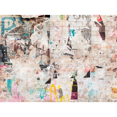 AS 399271 Tapeten A.S Creation Farbe Beige Bunt Blau Braun Gelb THE WALL III Vliestapete