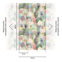 AS 398611 Tapeten A.S Creation Farbe Bunt Grün Rosa Blau Gelb THE WALL III Vliestapete