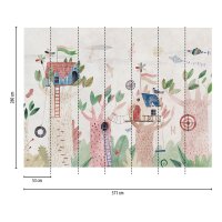 AS 399061 Tapeten A.S Creation Farbe Bunt Beige Braun Grün Blau THE WALL III Vliestapete