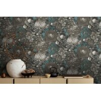 AS 399792 Tapeten A.S Creation Farbe Schwarz Grau Blau   Michalsky 6 Satintapete