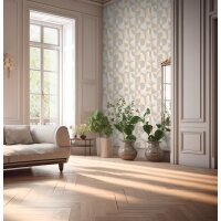 AS 399324 Tapeten A.S Creation Farbe Grau Creme Beige Weiß  French Affair   Satintapete