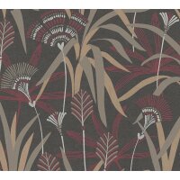 AS 399364 Tapeten A.S Creation Farbe Metallic Schwarz Rot Weiß  French Affair   Profiltapete