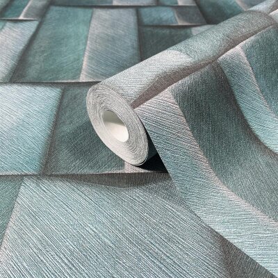 35389 Marburg Timber Farbe blau, türkis Vliestapete