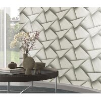 10401-47 Tapeten Erismann Spotlight Farbe grau Vinyltapete auf Vlies