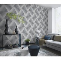 10404-10 Tapeten Erismann Spotlight Farbe silber Vinyltapete auf Vlies