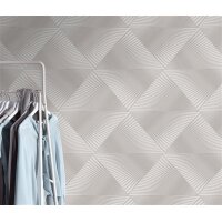 10404-37 Tapeten Erismann Spotlight Farbe taupe Vinyltapete auf Vlies