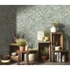 10415-07 Tapeten Erismann Play of light Farbe grün Vinyltapete auf Vlies