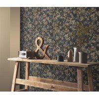 10415-15 Tapeten Erismann Play of light Farbe blau Vinyltapete auf Vlies