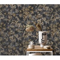 10415-15 Tapeten Erismann Play of light Farbe blau Vinyltapete auf Vlies