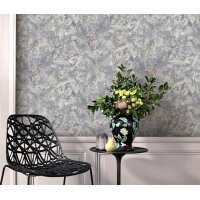 10415-31 Tapeten Erismann Play of light Farbe grau Vinyltapete auf Vlies