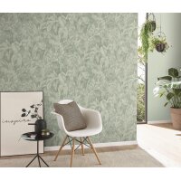 10416-07 Tapeten Erismann Play of light Farbe grün Vinyltapete auf Vlies