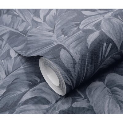 10416-08 Tapeten Erismann Play of light Farbe blau Vinyltapete auf Vlies