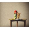 10418-32 Tapeten Erismann Play of light Farbe beige Vinyltapete auf Vlies