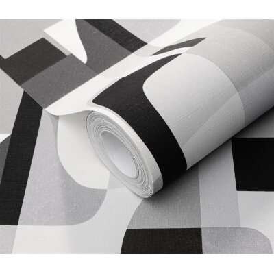 10432-10 Tapeten Erismann Gentle Farbe grau Vinyltapete auf Vlies